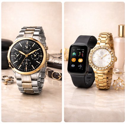 Stylish and premium watches for men and women, perfect for every occasion.
